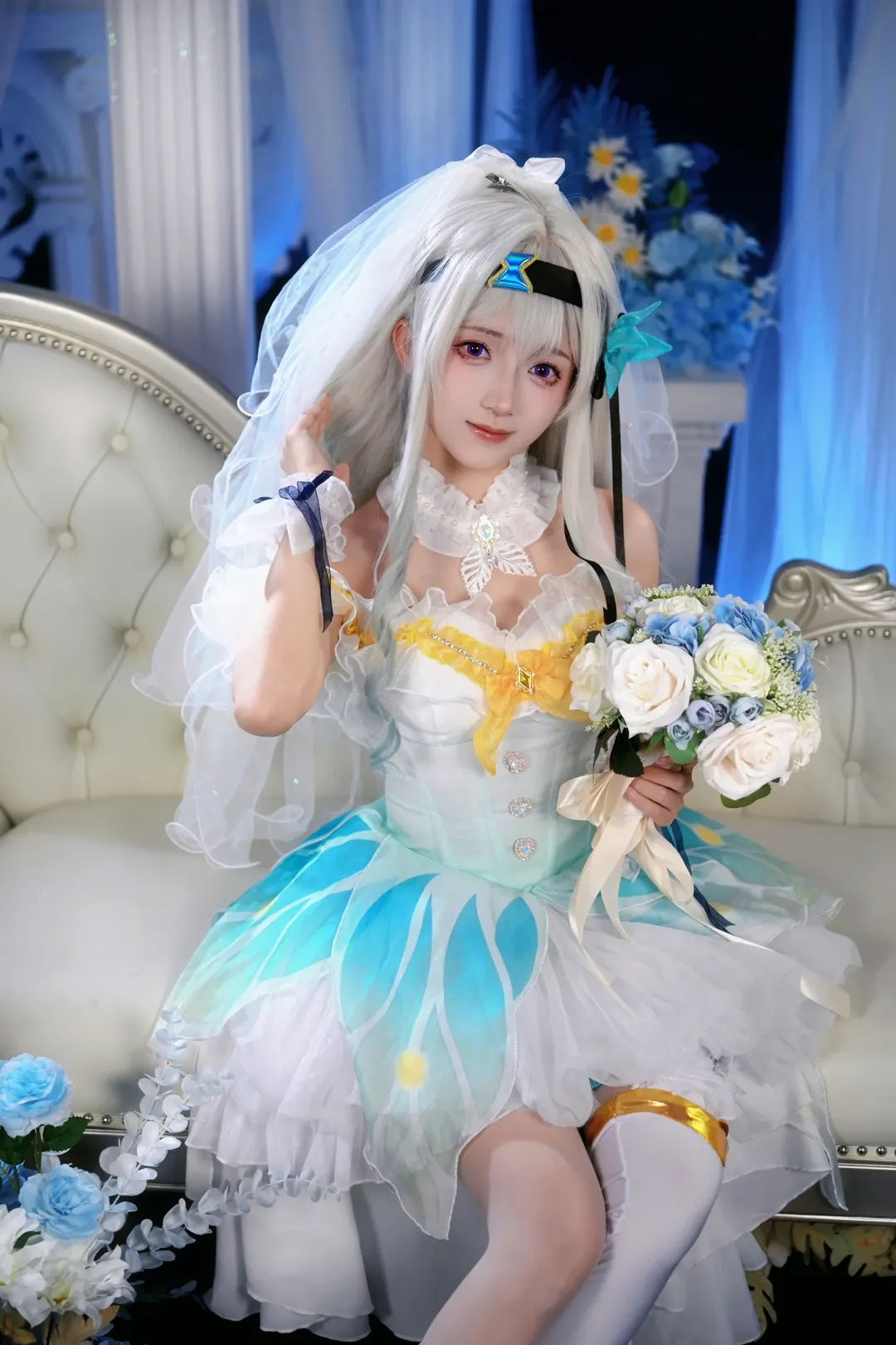 2D, Honkai: Star Rail, Firefly cosplay, Bride, Shanghai photoshoot booking - Image 7