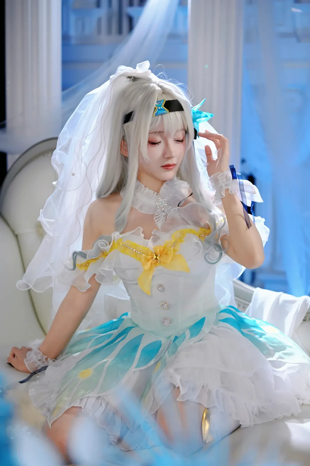 2D, Honkai: Star Rail, Firefly cosplay, Bride, Shanghai photoshoot booking - Image 9