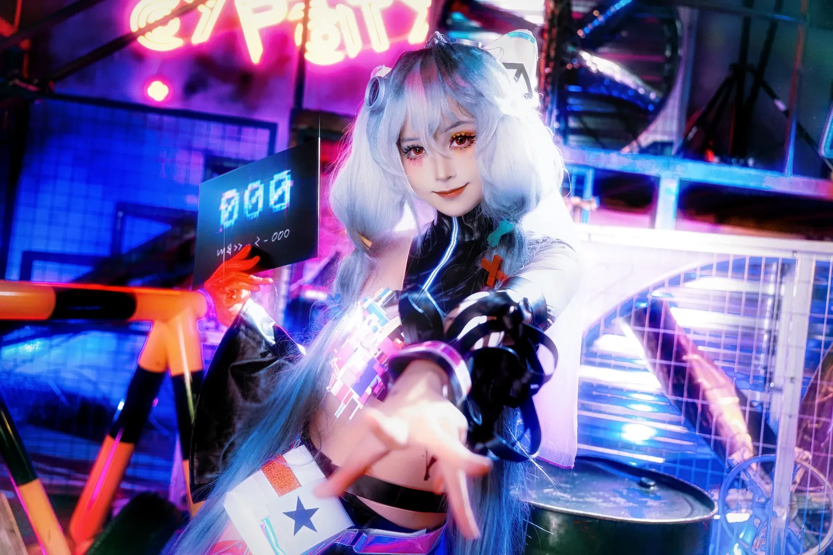 二次元摄影, cosplay正片, 000cos, 无期迷途, 赛博朋克摄影 - 第2张