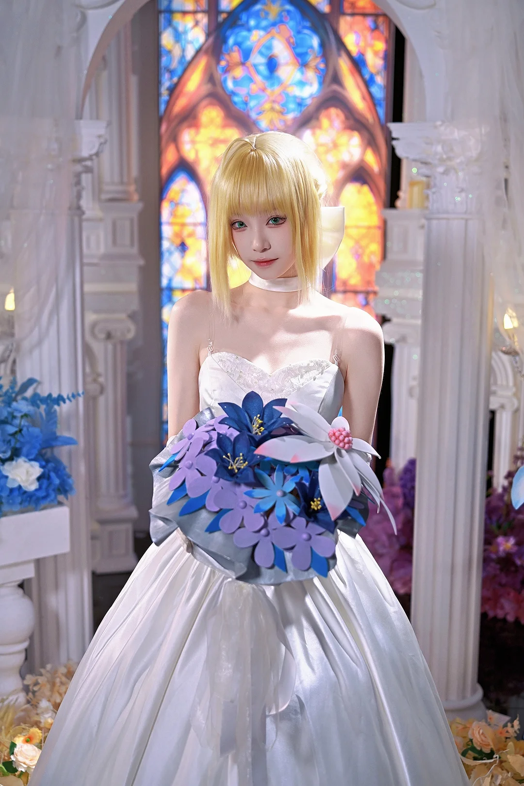 Fate, 上海约拍, Saber cos, 婚纱, 圣剑 - 第6张