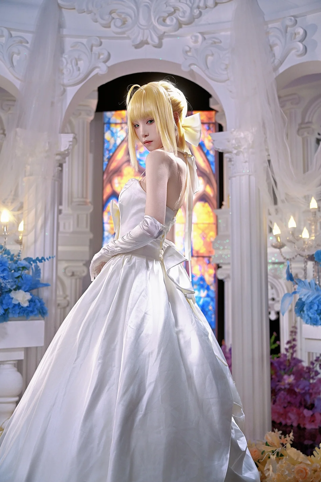 Fate, 上海约拍, Saber cos, 婚纱, 圣剑 - 第7张