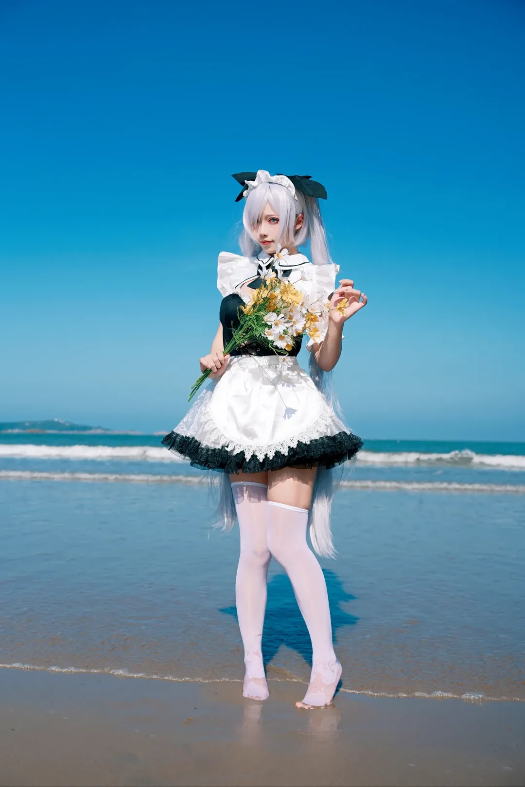 海辺の写真, 二次元コスプレ, シンデレラ コスプレ, 勝利の女神：NIKKE, 舟山トラベルフォト - 4枚目