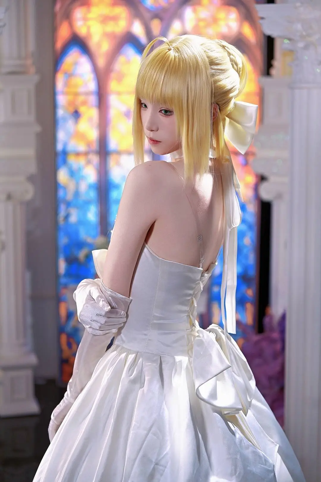 Fate, 摄影, FGO, Saber cos, 婚纱 - 第4张