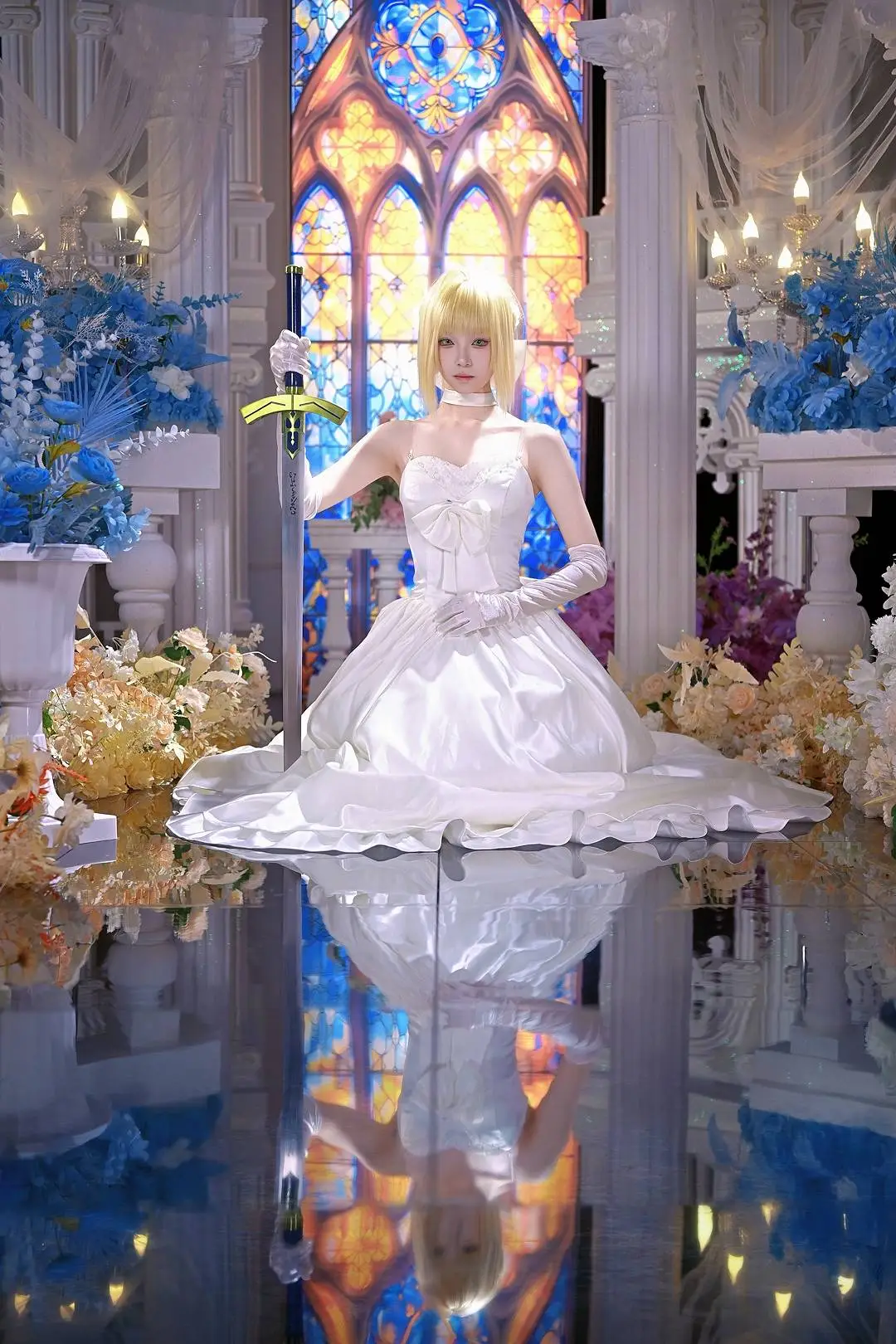 Fate, 摄影, FGO, Saber cos, 婚纱 - 第5张