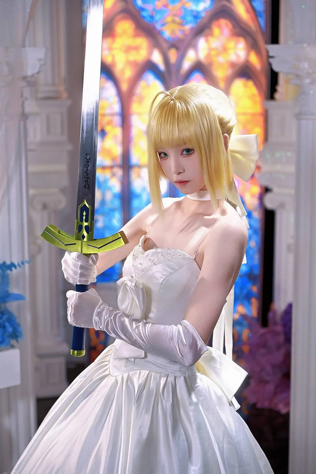 Fate, 摄影, FGO, Saber cos, 婚纱 - 第6张