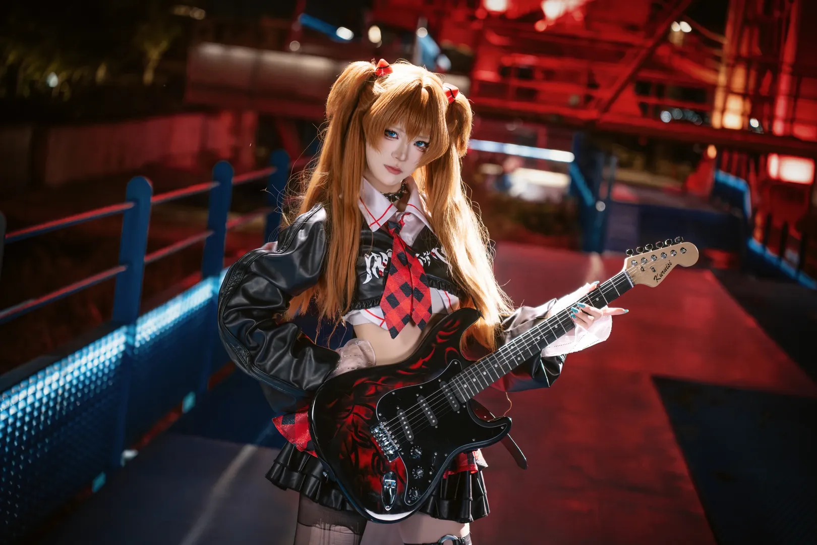 cosplay, Neon Genesis Evangelion, Shanghai photoshoot booking, Asuka Cosplay, Asuka Rock Band - Image 3