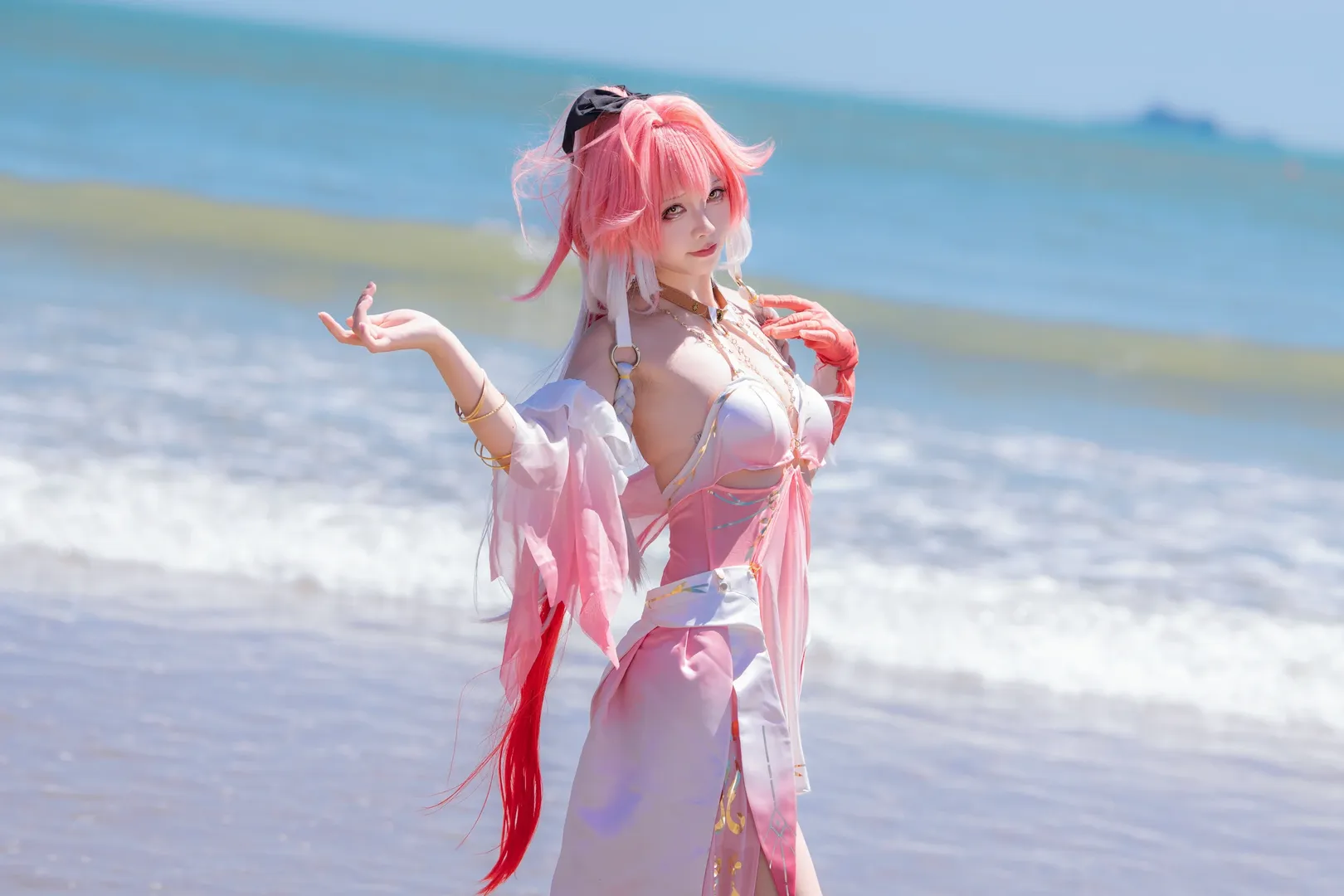 鸣潮, cosplay, 二次元摄影, 长离cos, 舟山旅拍 - 第2张