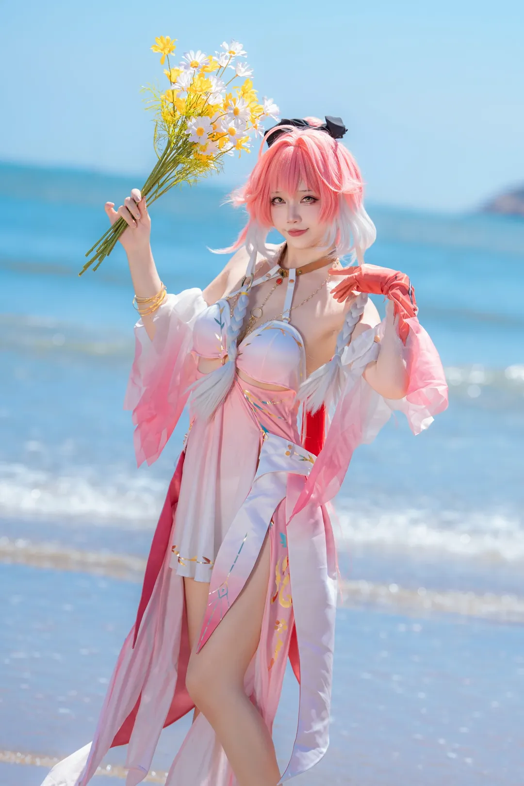 鸣潮, cosplay, 二次元摄影, 长离cos, 舟山旅拍