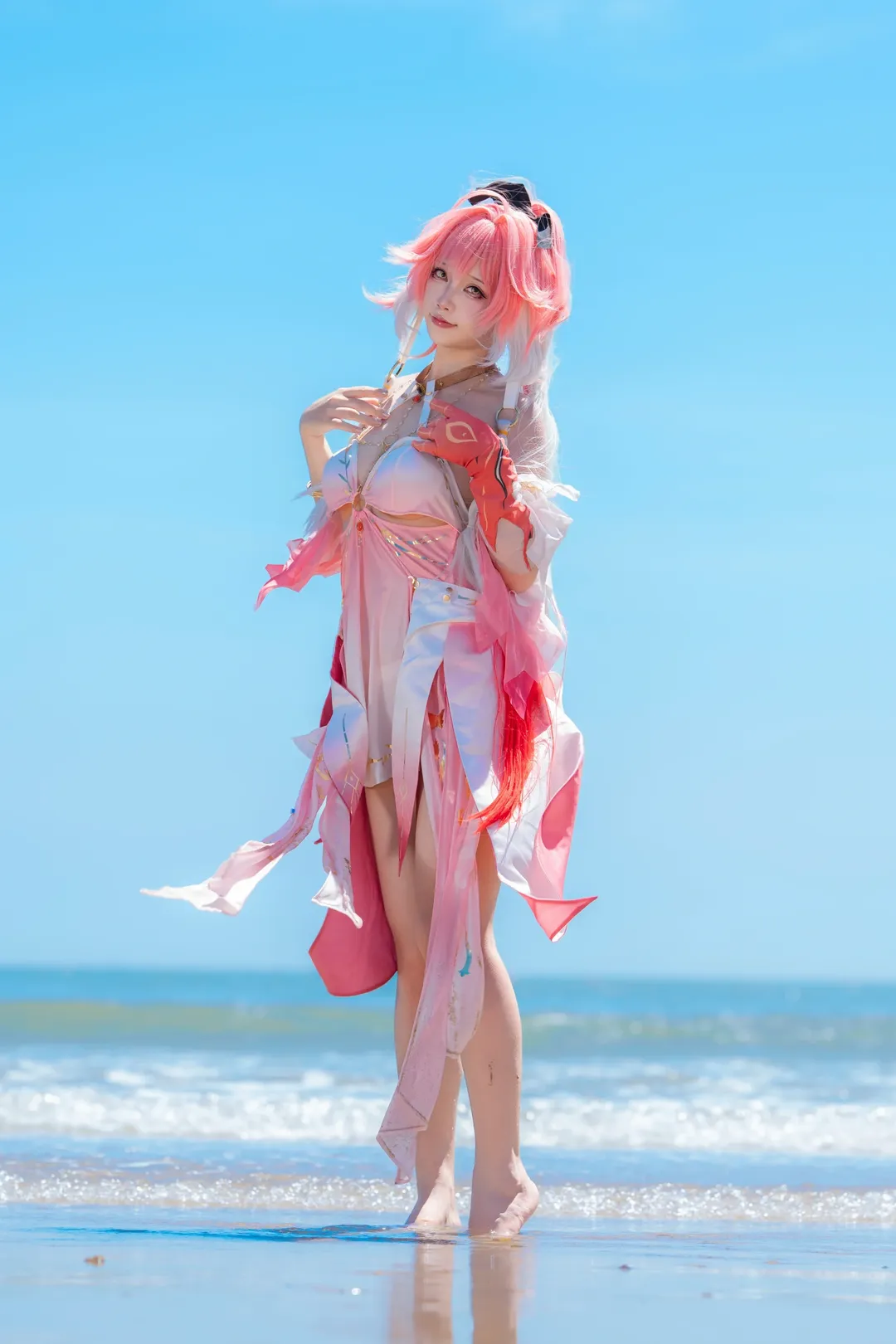 鸣潮, cosplay, 二次元摄影, 长离cos, 舟山旅拍 - 第5张