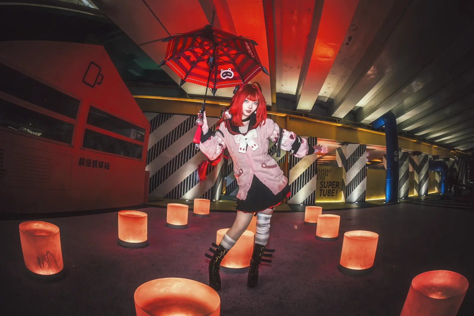 ゼンレスゾーンゼロ, 浮波柚葉 コスプレ, ドリームコア公園の撮影, 魚眼レンズ撮影, コスプレポーズの共有 - 3枚目