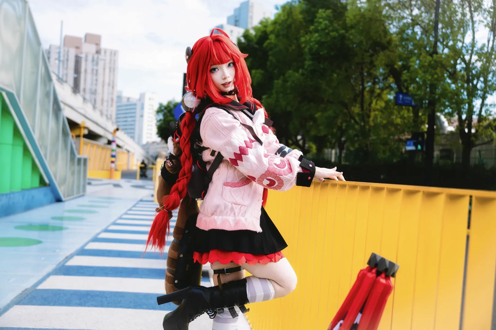 絕區零, 二次元攝影, 戶外cosplay, 浮波柚葉cos, 夢核公園 - 第2張