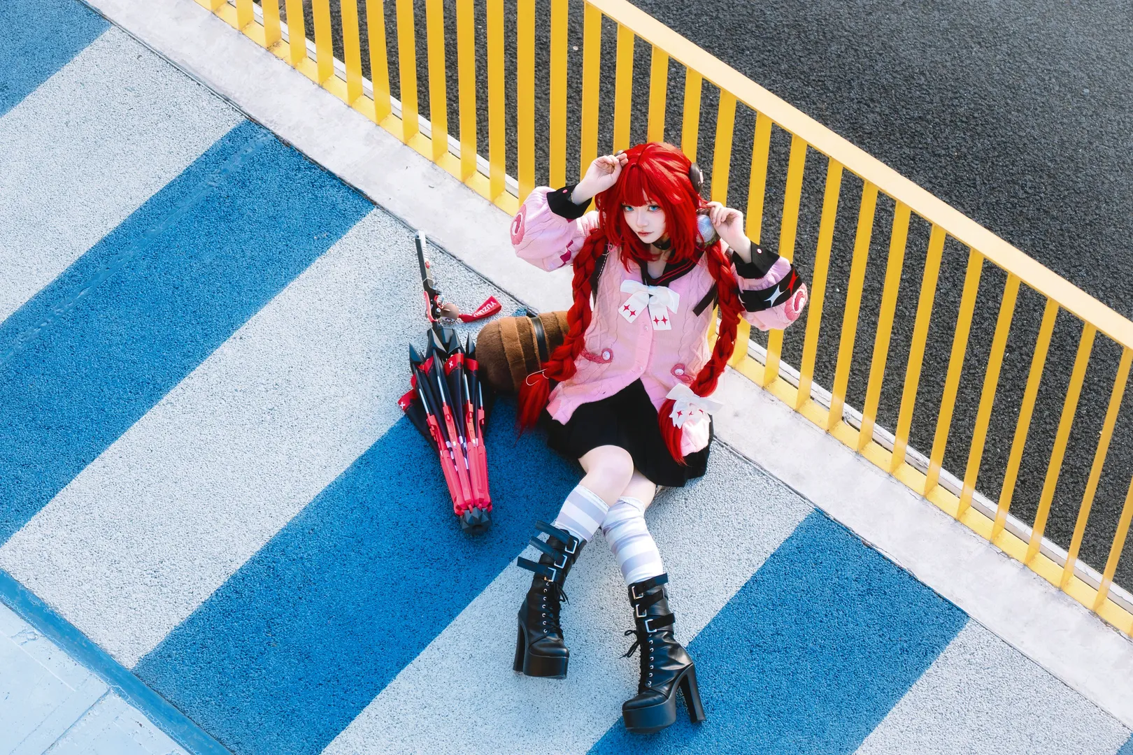 絕區零, 二次元攝影, 戶外cosplay, 浮波柚葉cos, 夢核公園 - 第4張