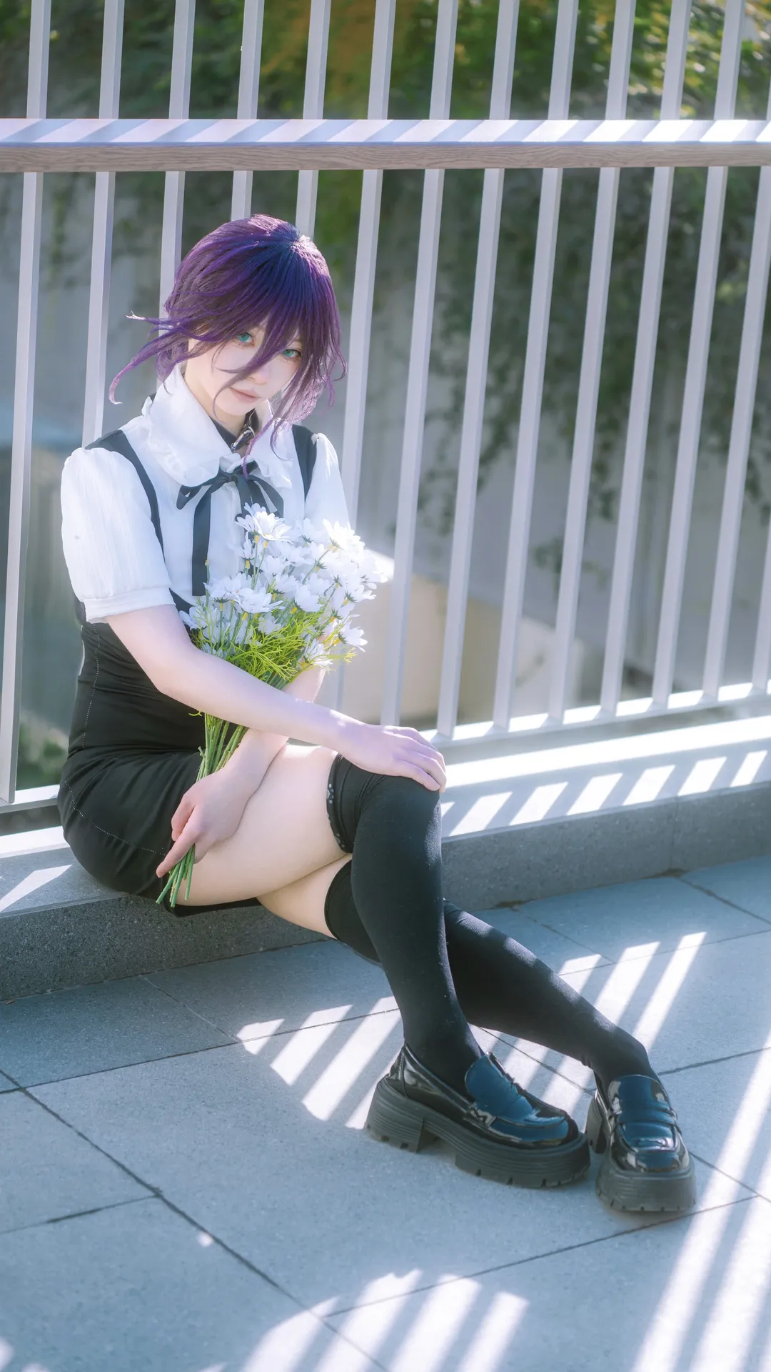 蕾塞cos, 电锯人, cosplay摄影, 户外人像, 氛围感拍照 - 第2张