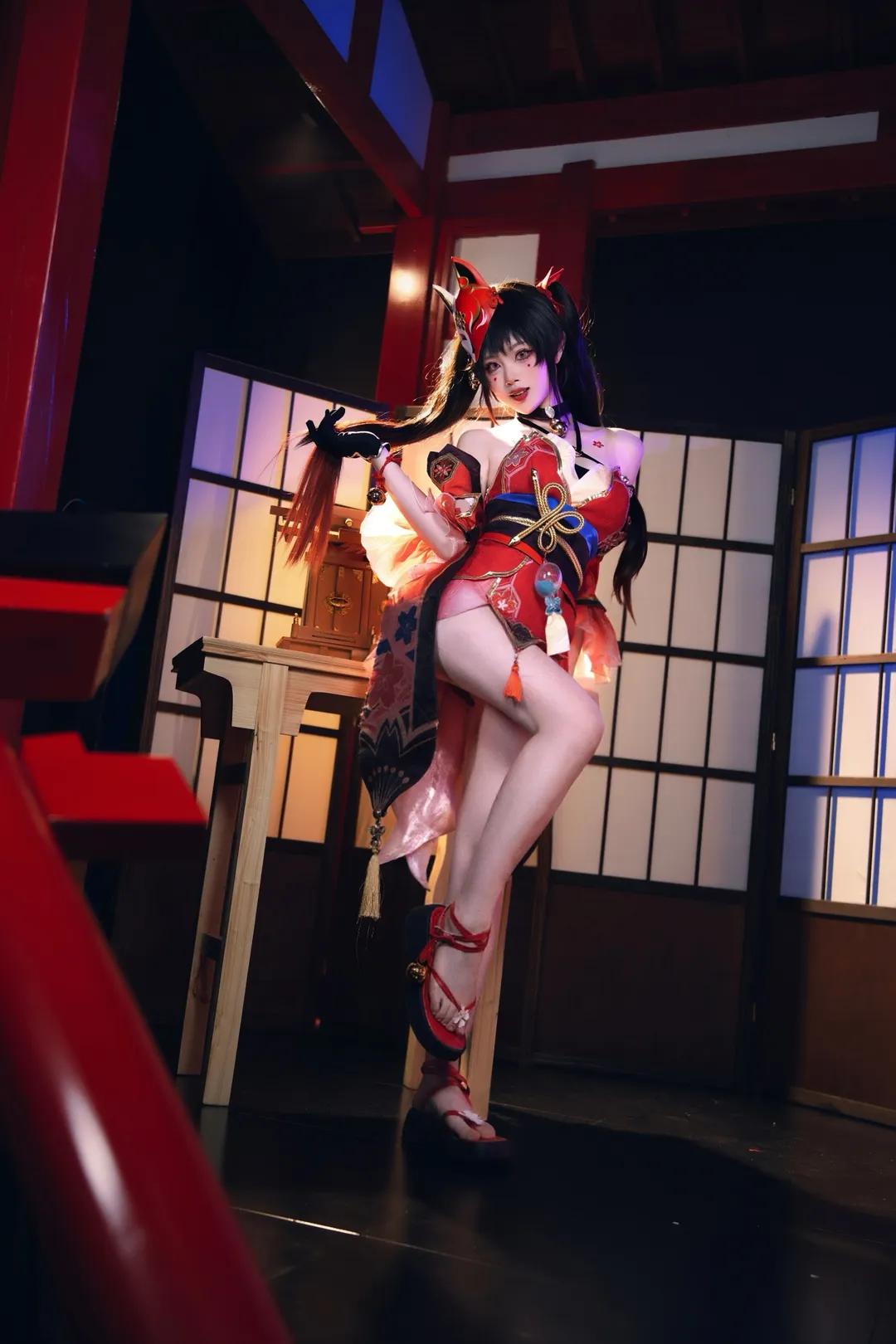 二次元, 崩壞星穹鐵道, 花火cos, cosplay攝影, 和風場景 - 第1張