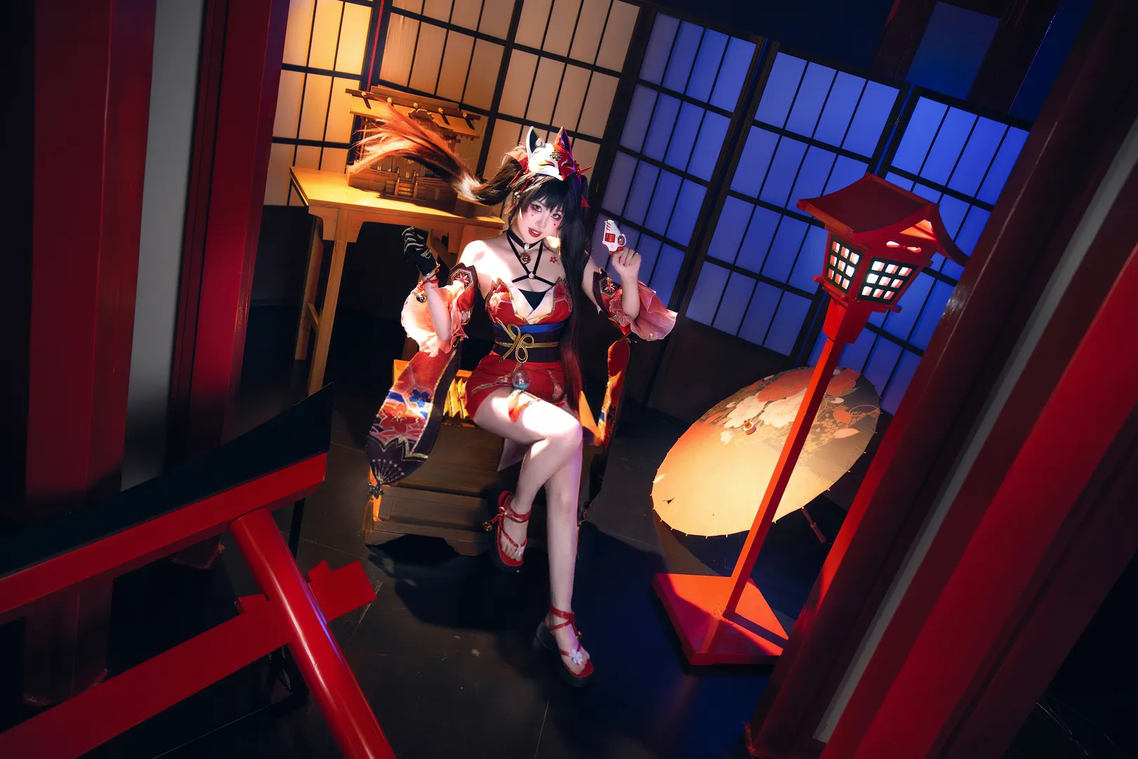 二次元, 崩壞星穹鐵道, 花火cos, cosplay攝影, 和風場景 - 第2張