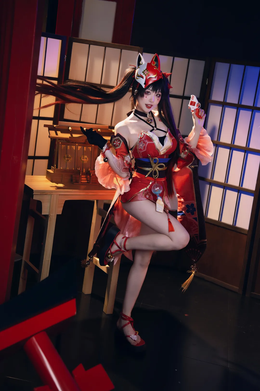 二次元, 崩壞星穹鐵道, 花火cos, cosplay攝影, 和風場景 - 第3張
