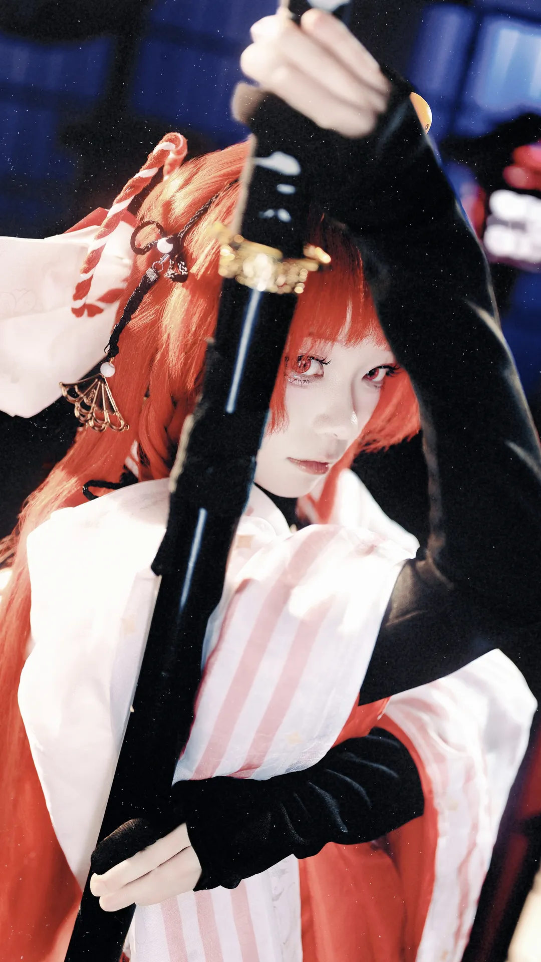 cosplay, 二次元摄影, 和风, 上杉绘梨衣cos, 龙族3黑月之潮 - 第4张