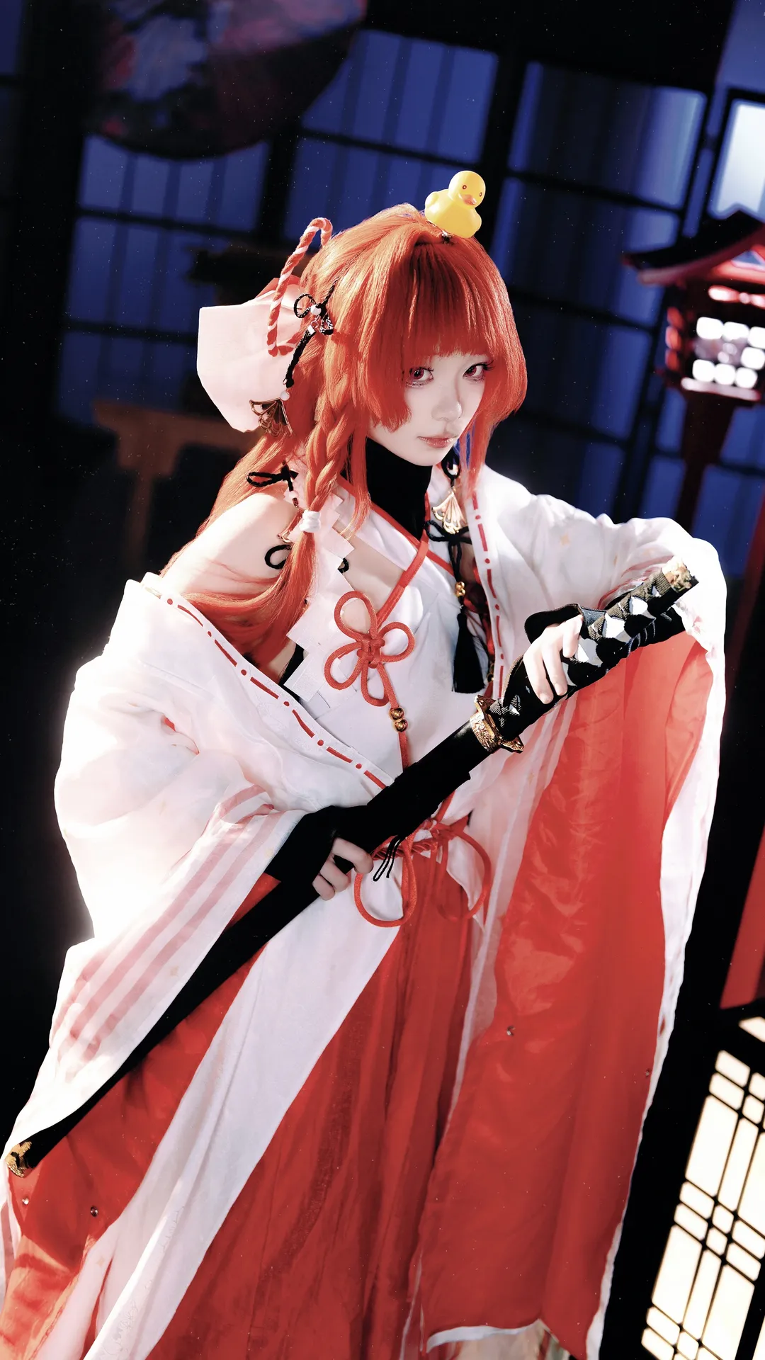 cosplay, 二次元摄影, 和风, 上杉绘梨衣cos, 龙族3黑月之潮 - 第5张