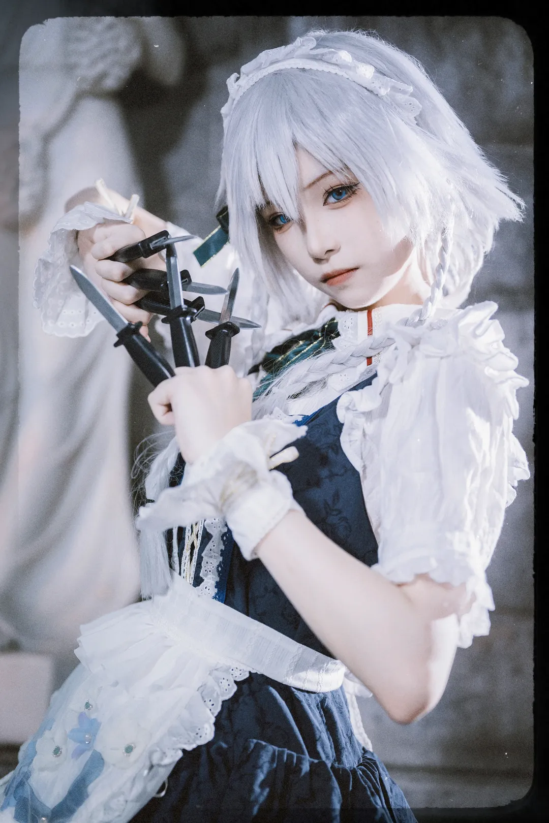 二次元撮影, 東方Project, 紅魔館, 唯美的なスタイル, 十六夜咲夜 コスプレ