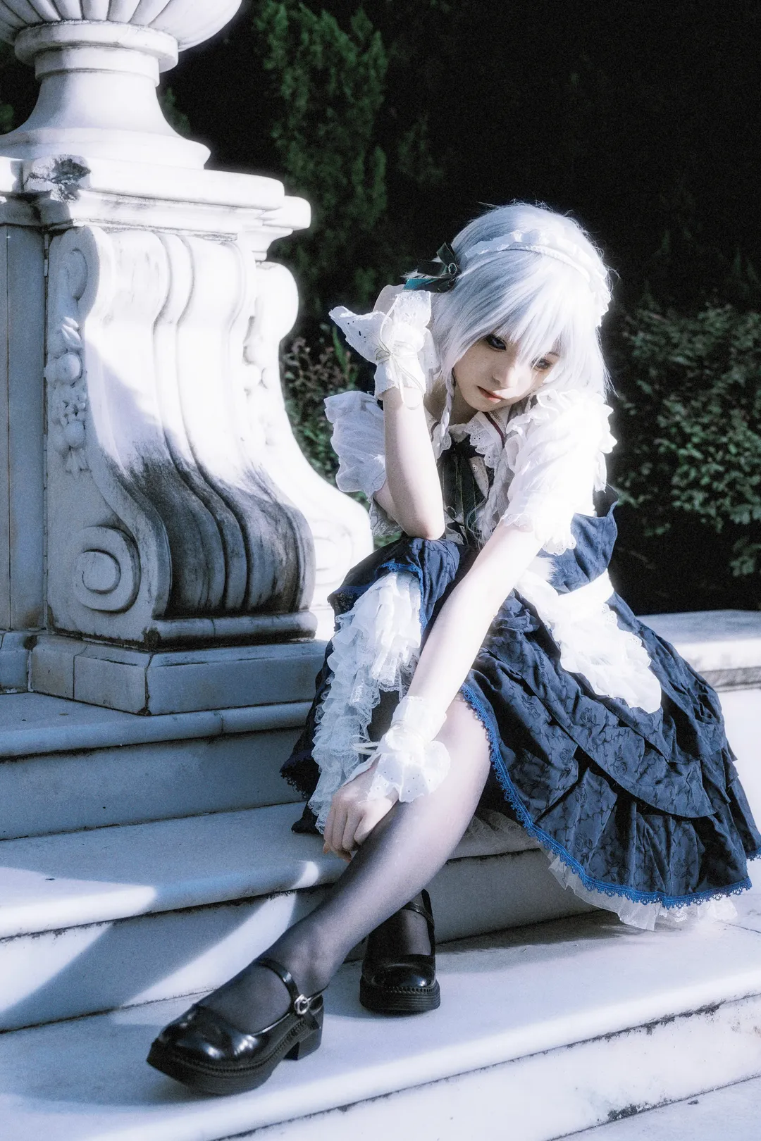 二次元摄影, 东方project, 红魔馆, 唯美风格, 十六夜咲夜cos - 第2张