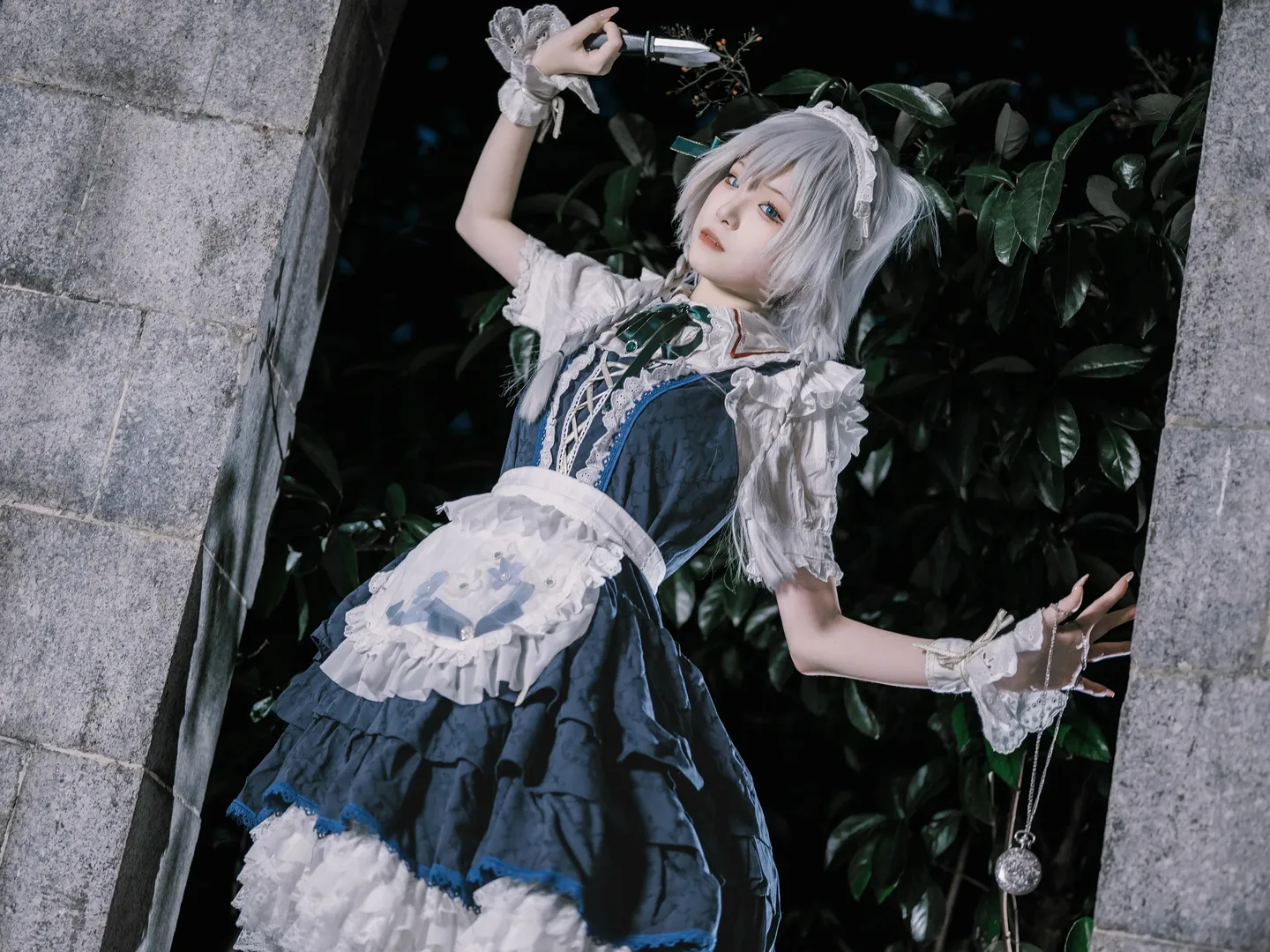 二次元摄影, 东方project, 红魔馆, 唯美风格, 十六夜咲夜cos - 第3张