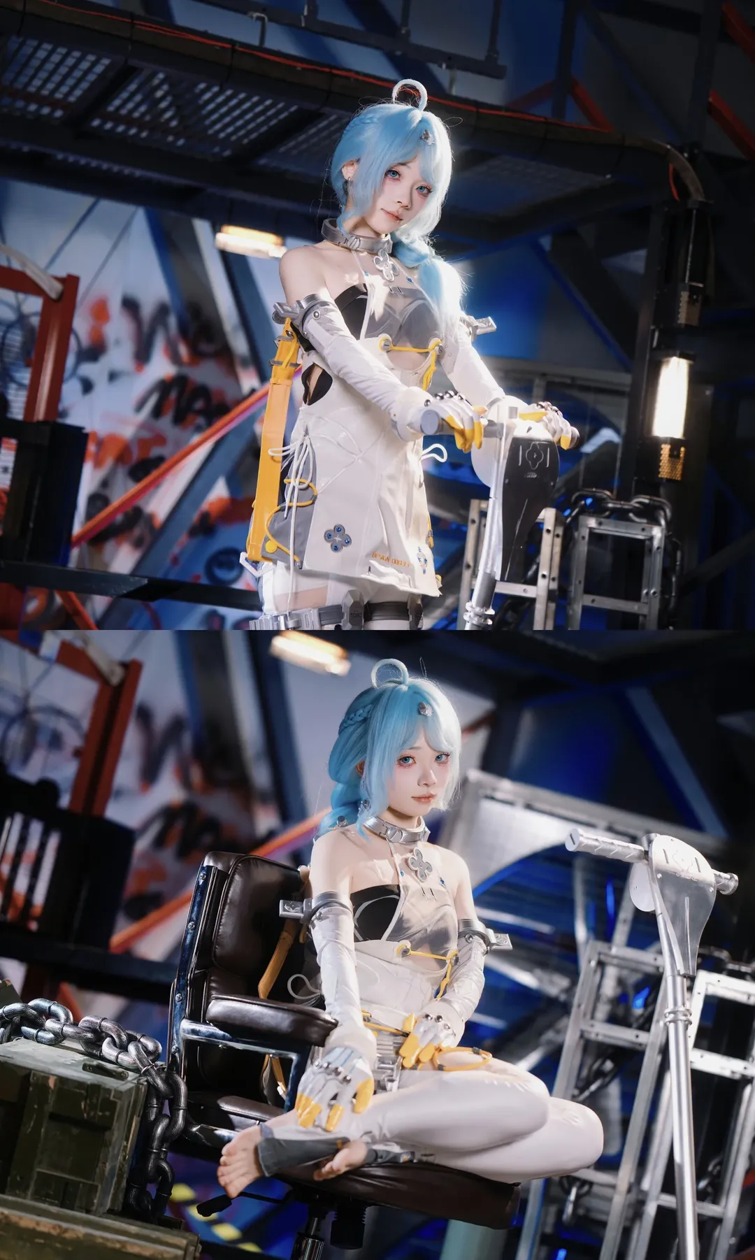 絕區零, 機能風, cosplay, 賽博朋克, 席德cos - 第1張