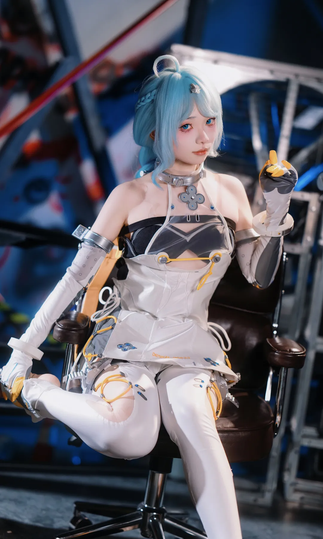 絕區零, 機能風, cosplay, 賽博朋克, 席德cos - 第2張