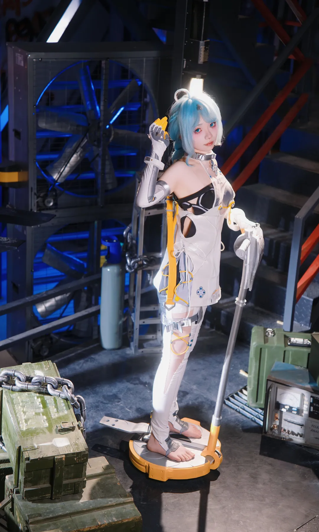 絕區零, 機能風, cosplay, 賽博朋克, 席德cos