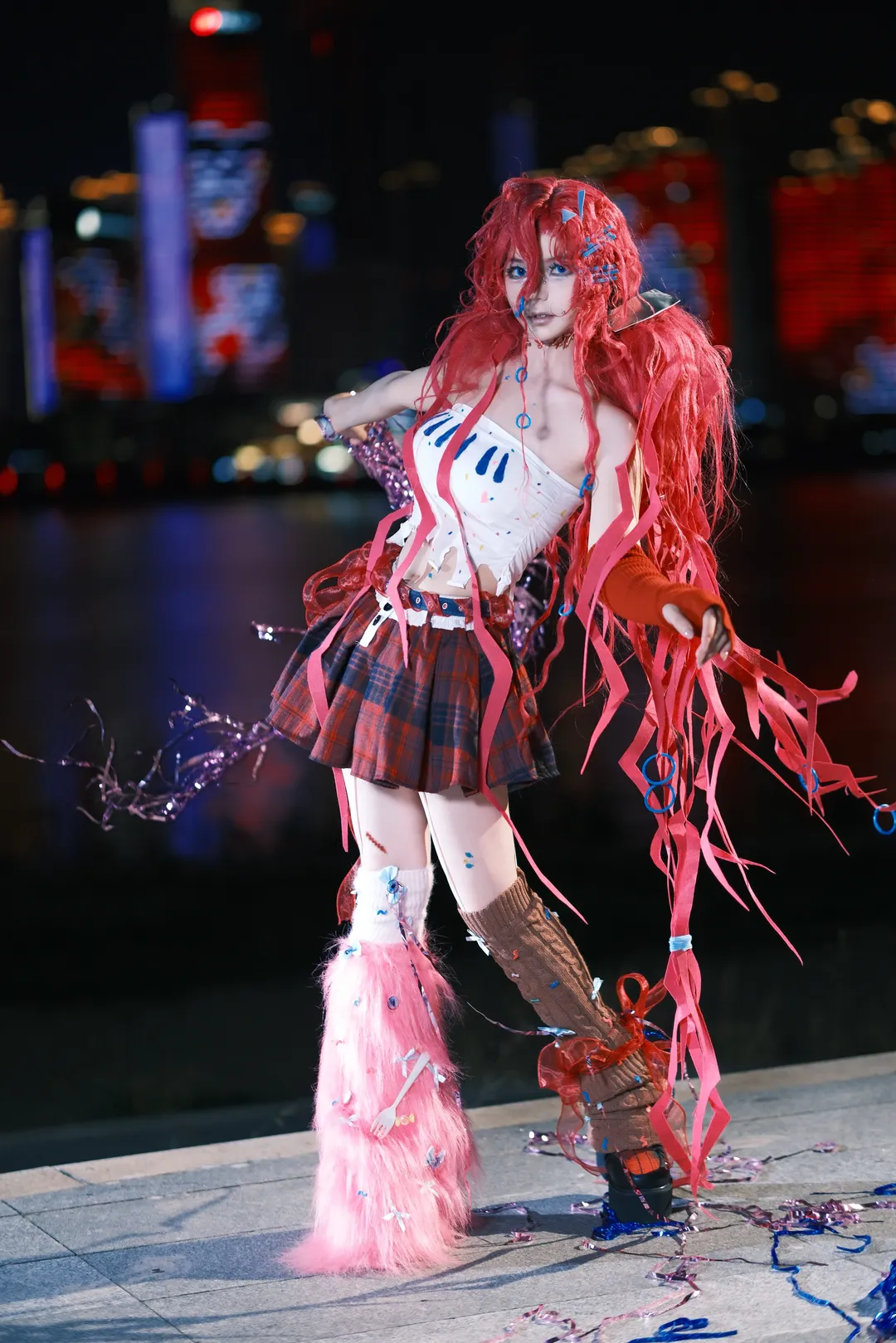 小马宝莉, 二次元穿搭, cosplay拍摄, 碧琪cos, 夜景cosplay - 第2张