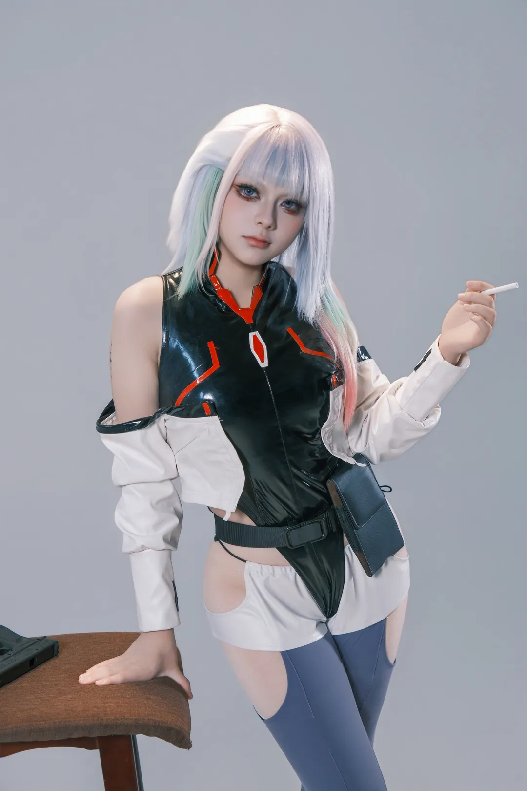 鳴潮, cosplay攝影, 露西cos, 賽博朋克邊緣行者, 賽博朋克cosplay - 第2張