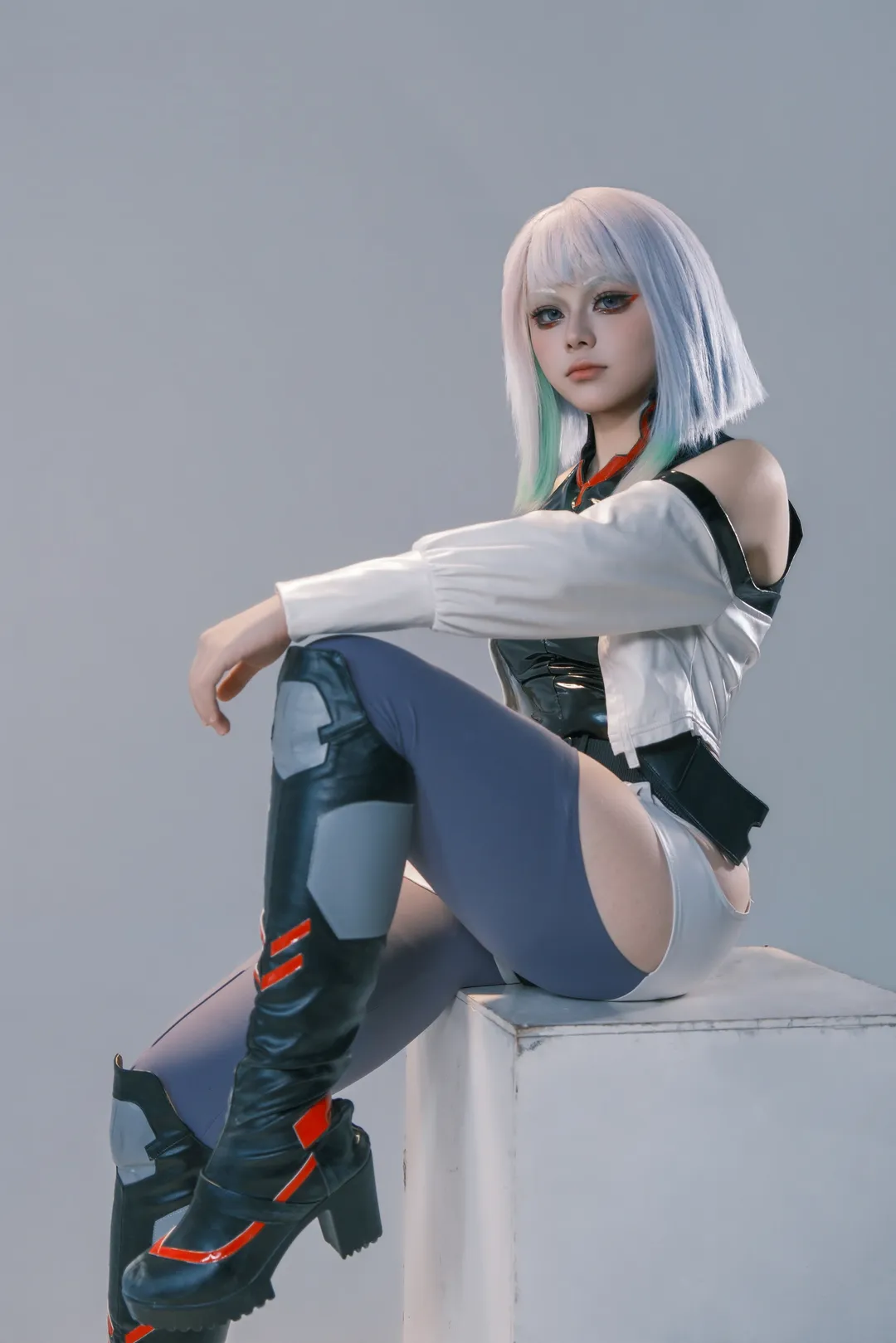 鳴潮, cosplay攝影, 露西cos, 賽博朋克邊緣行者, 賽博朋克cosplay - 第3張