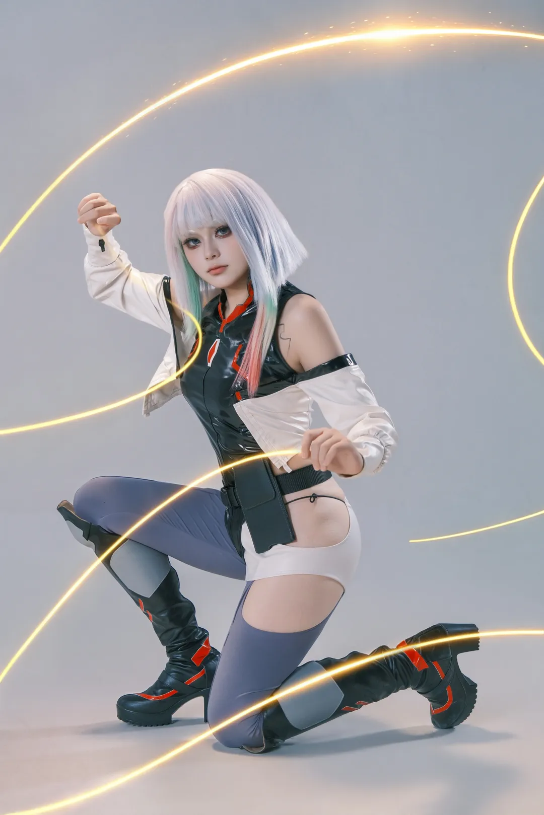 鳴潮, cosplay攝影, 露西cos, 賽博朋克邊緣行者, 賽博朋克cosplay - 第4張