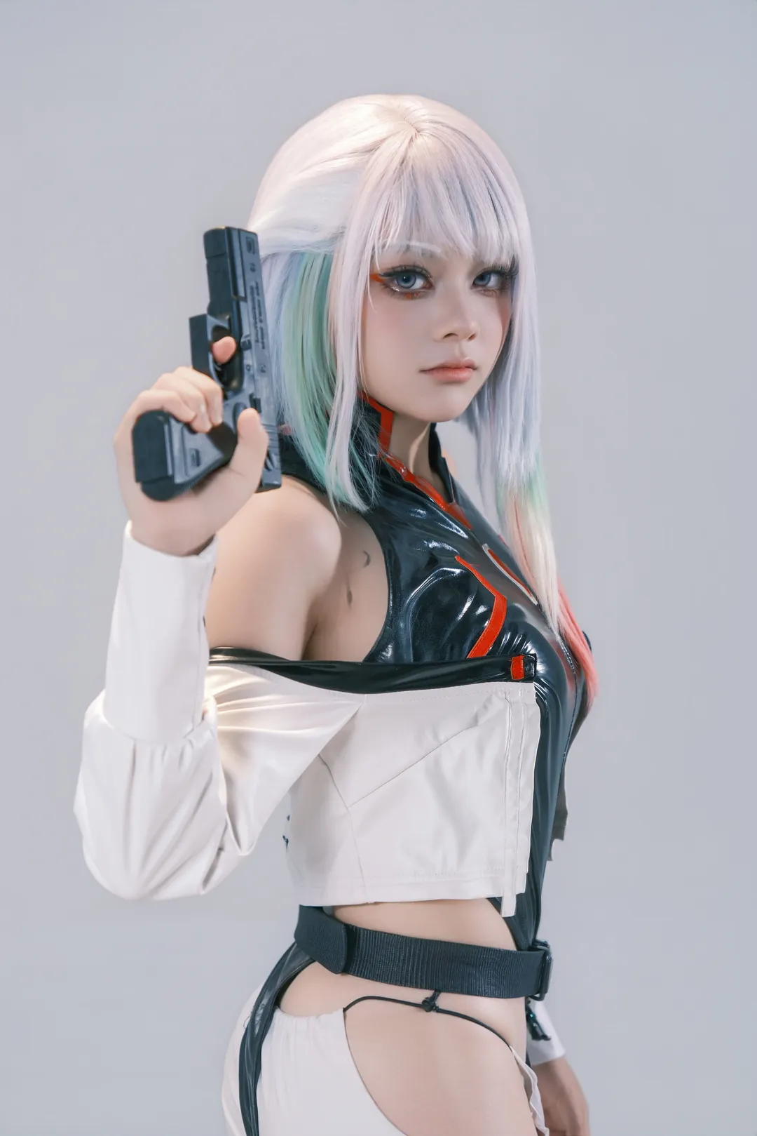 鳴潮, cosplay攝影, 露西cos, 賽博朋克邊緣行者, 賽博朋克cosplay - 第5張