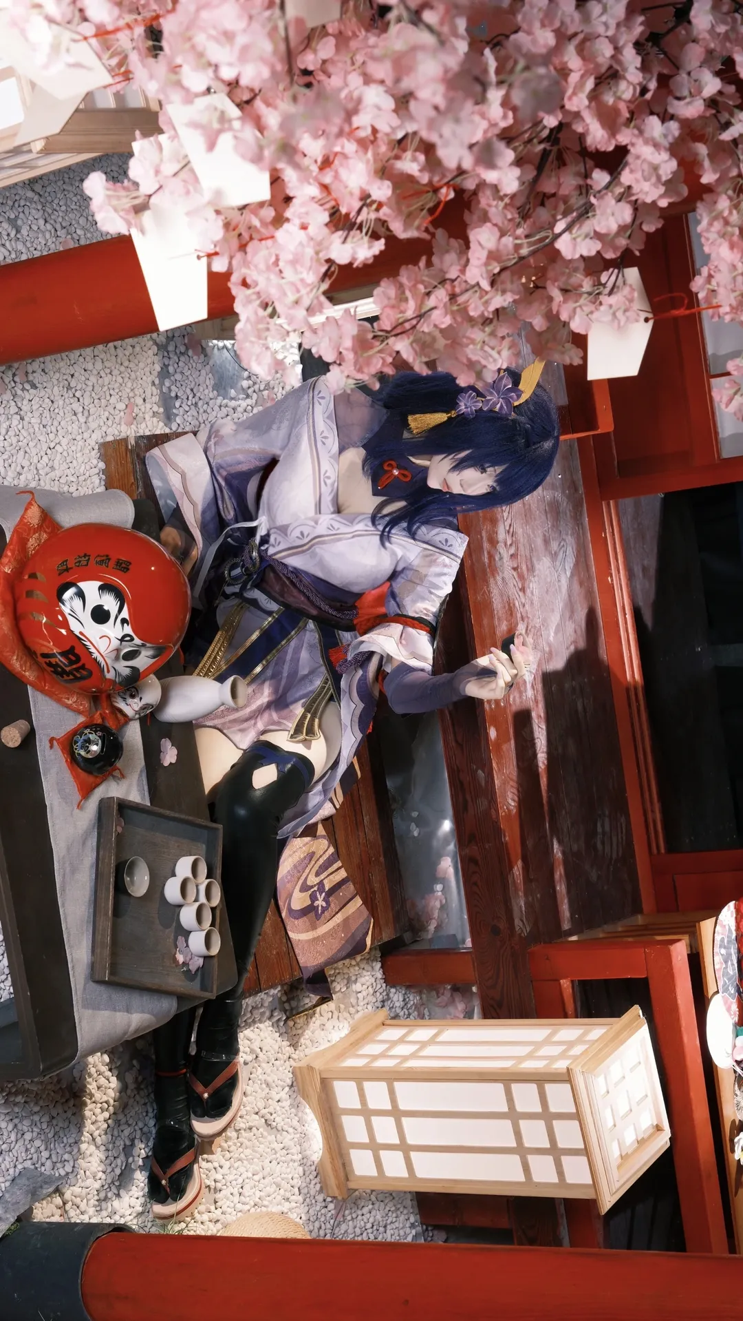 原神, 和風撮影, 二次元コスプレ, 実景スタジオ撮影, 雷電将軍コスプレ - 2枚目