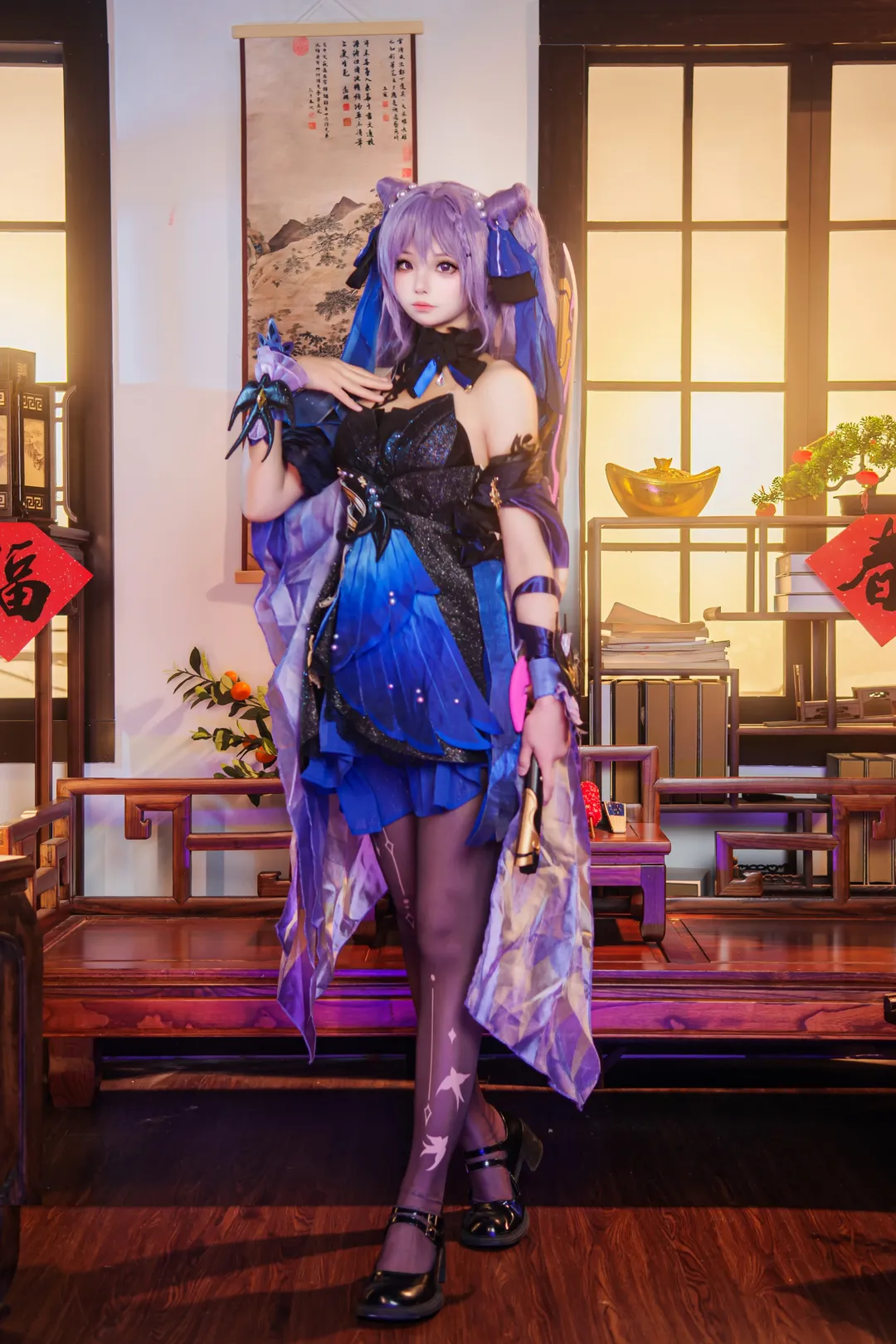 二次元, 原神, コスプレ, 写真のポーズ, 刻晴コスプレ - 4枚目