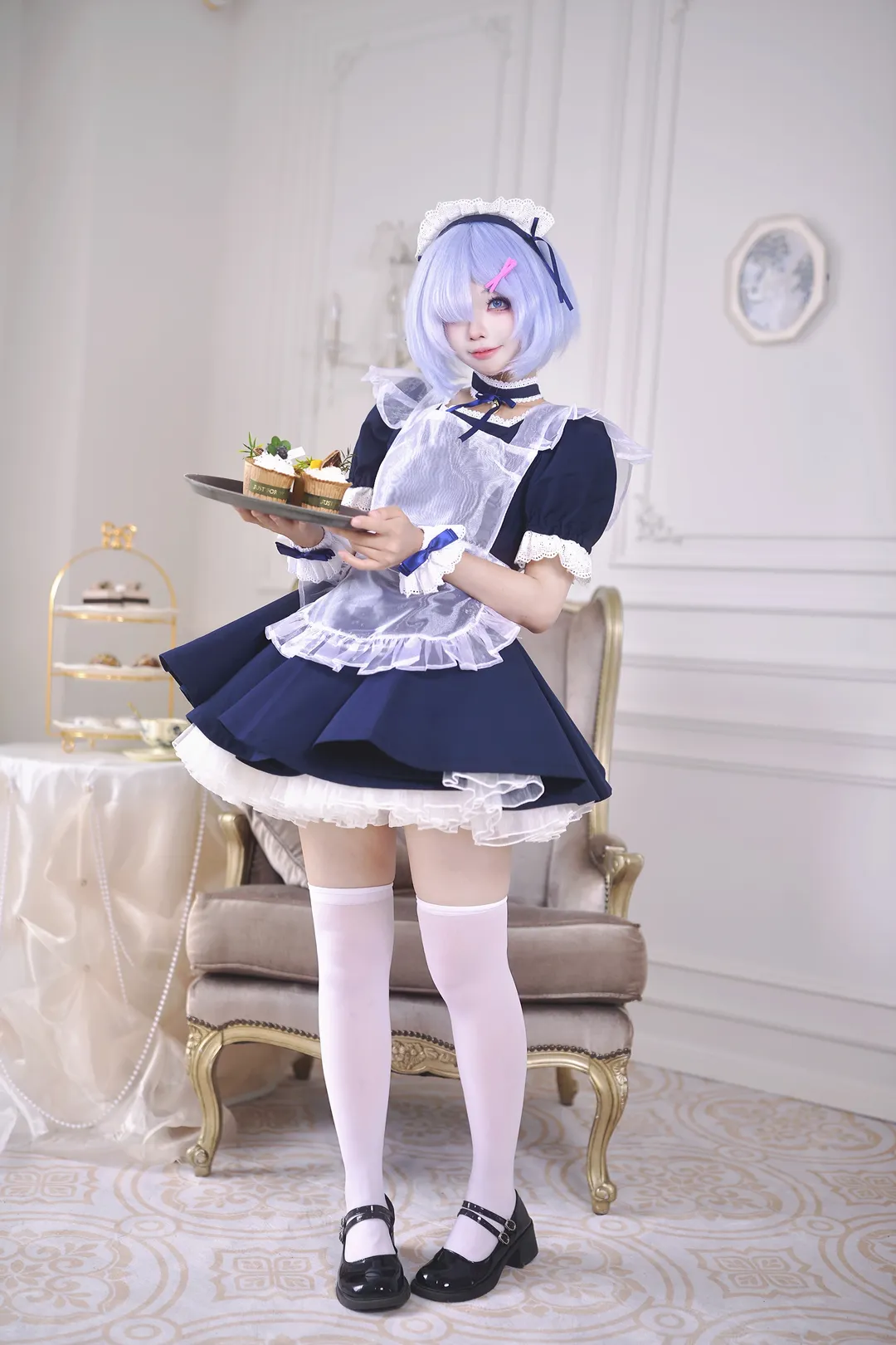 cosplay, 女仆装, 从零开始的异世界生活, 蕾姆cos, 广州拍照 - 第2张