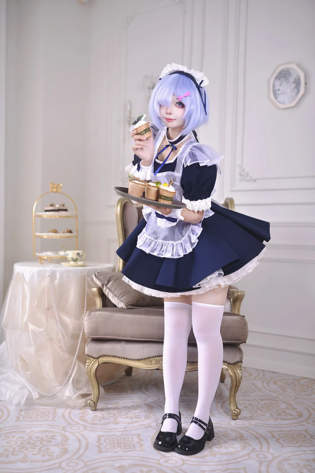 cosplay, 女仆装, 从零开始的异世界生活, 蕾姆cos, 广州拍照 - 第3张