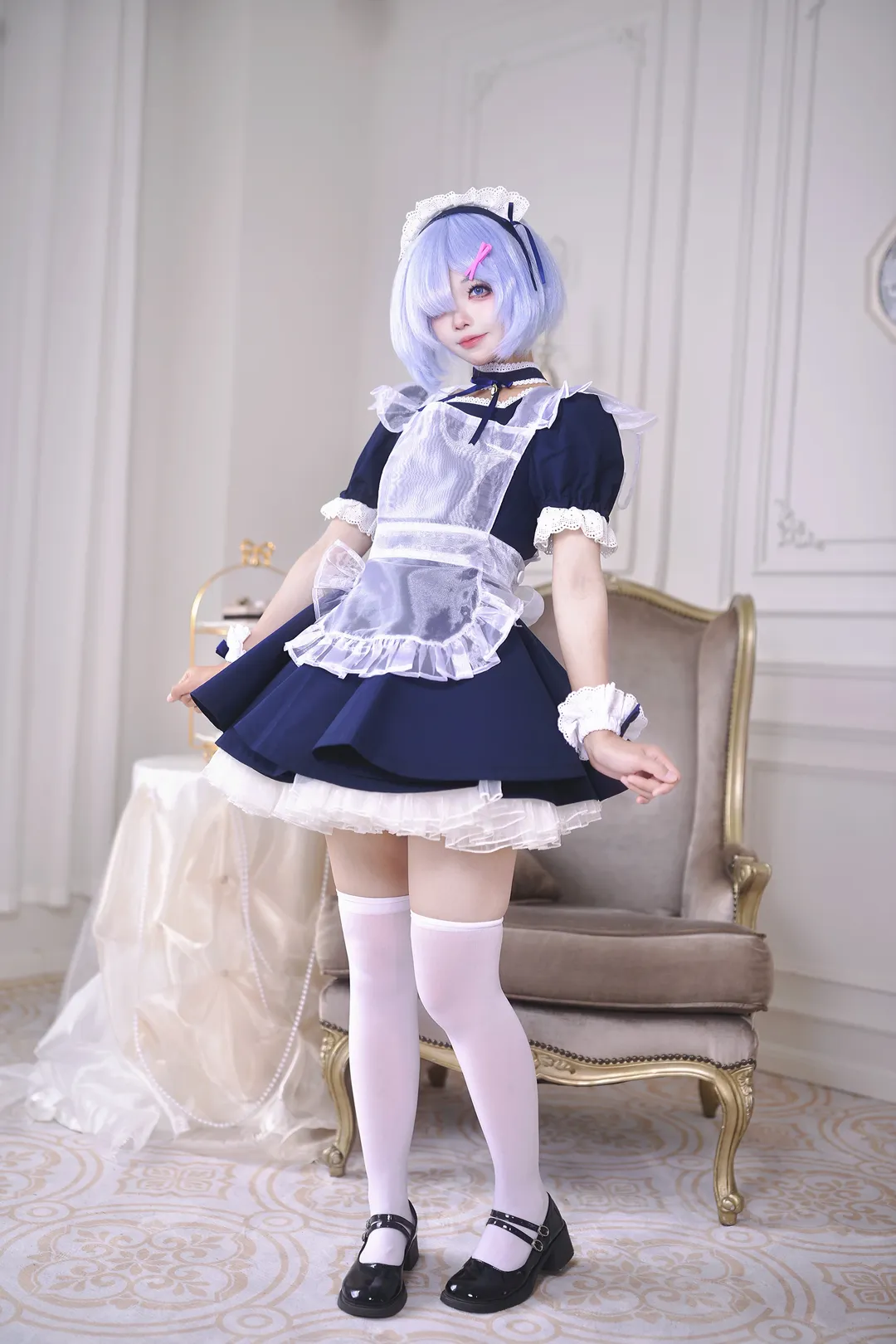 cosplay, 女仆装, 从零开始的异世界生活, 蕾姆cos, 广州拍照 - 第4张