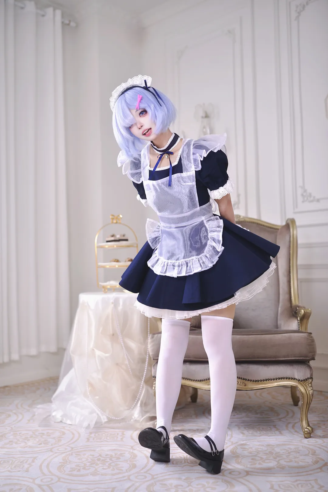 cosplay, 女仆装, 从零开始的异世界生活, 蕾姆cos, 广州拍照 - 第5张