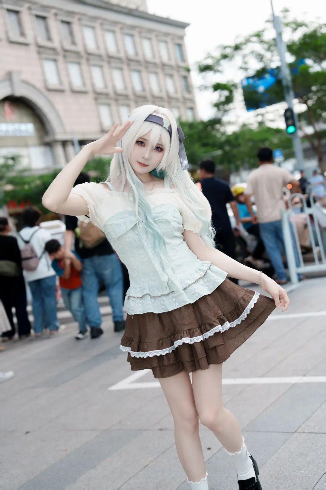 Honkai: Star Rail, Firefly cosplay, Street photography, Casual cosplay, Original costume