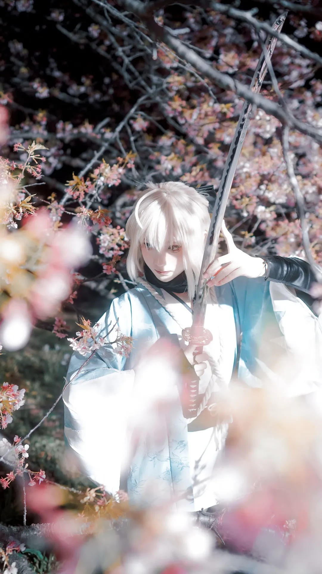 和风, Fate, 冲田总司cos, 春季出片, 田川边