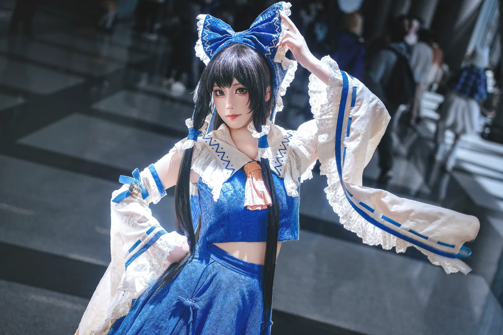 角色还原, 博丽灵梦cos, 东方Project, 巫女装束, 幻想乡