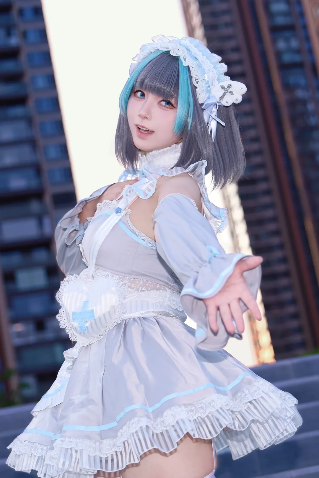Cosplay, 柴郡cos, 碧蓝航线, 少女感, 外景摄影
