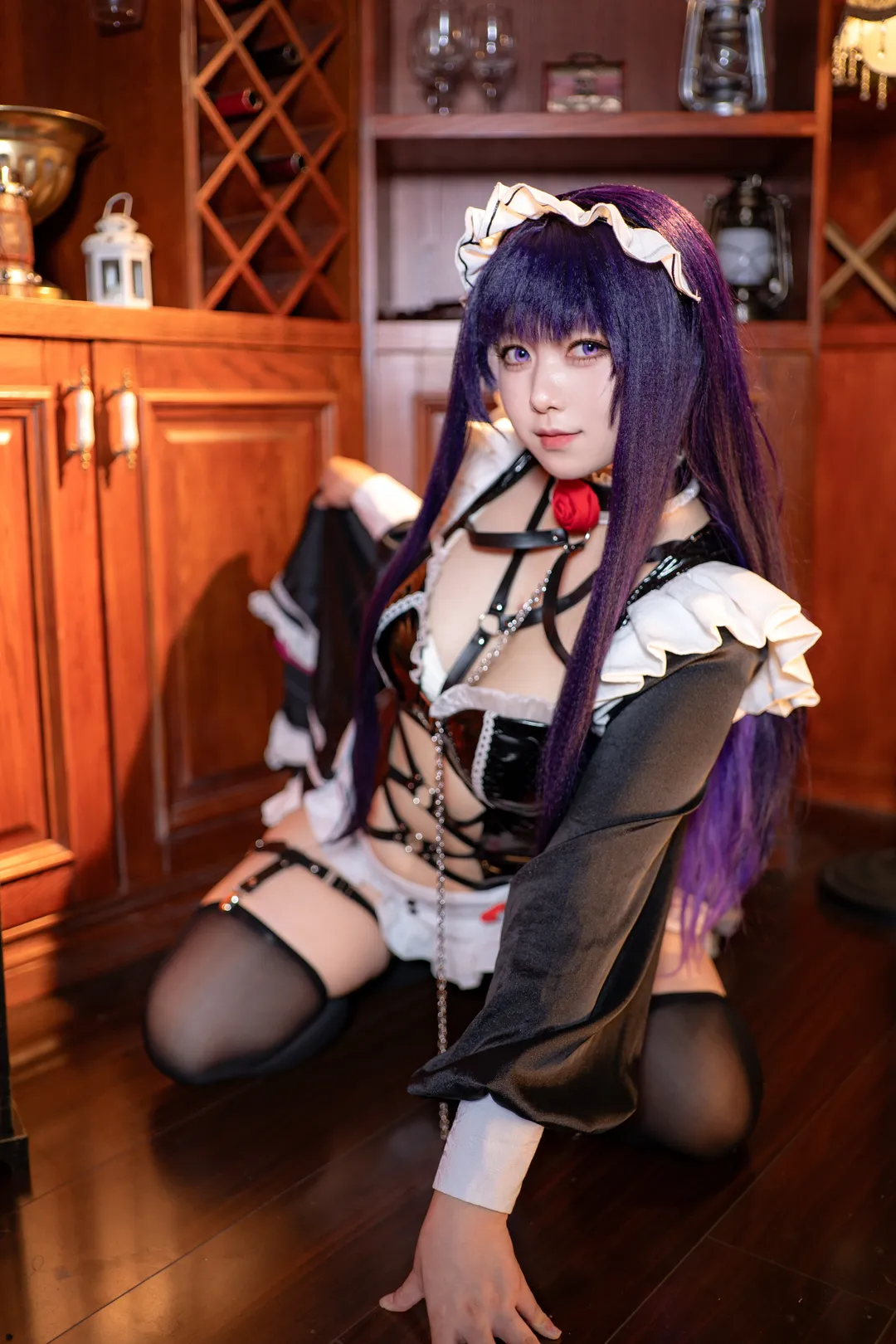 cosplay, Maid outfit, miHoYo cosplay, GODDESS OF VICTORY: NIKKE, Thick thighs - Image 2
