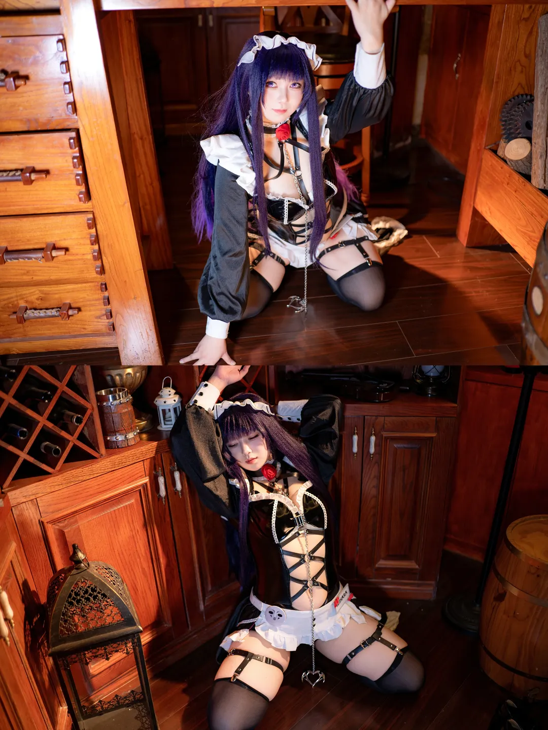 cosplay, Maid outfit, miHoYo cosplay, GODDESS OF VICTORY: NIKKE, Thick thighs - Image 6