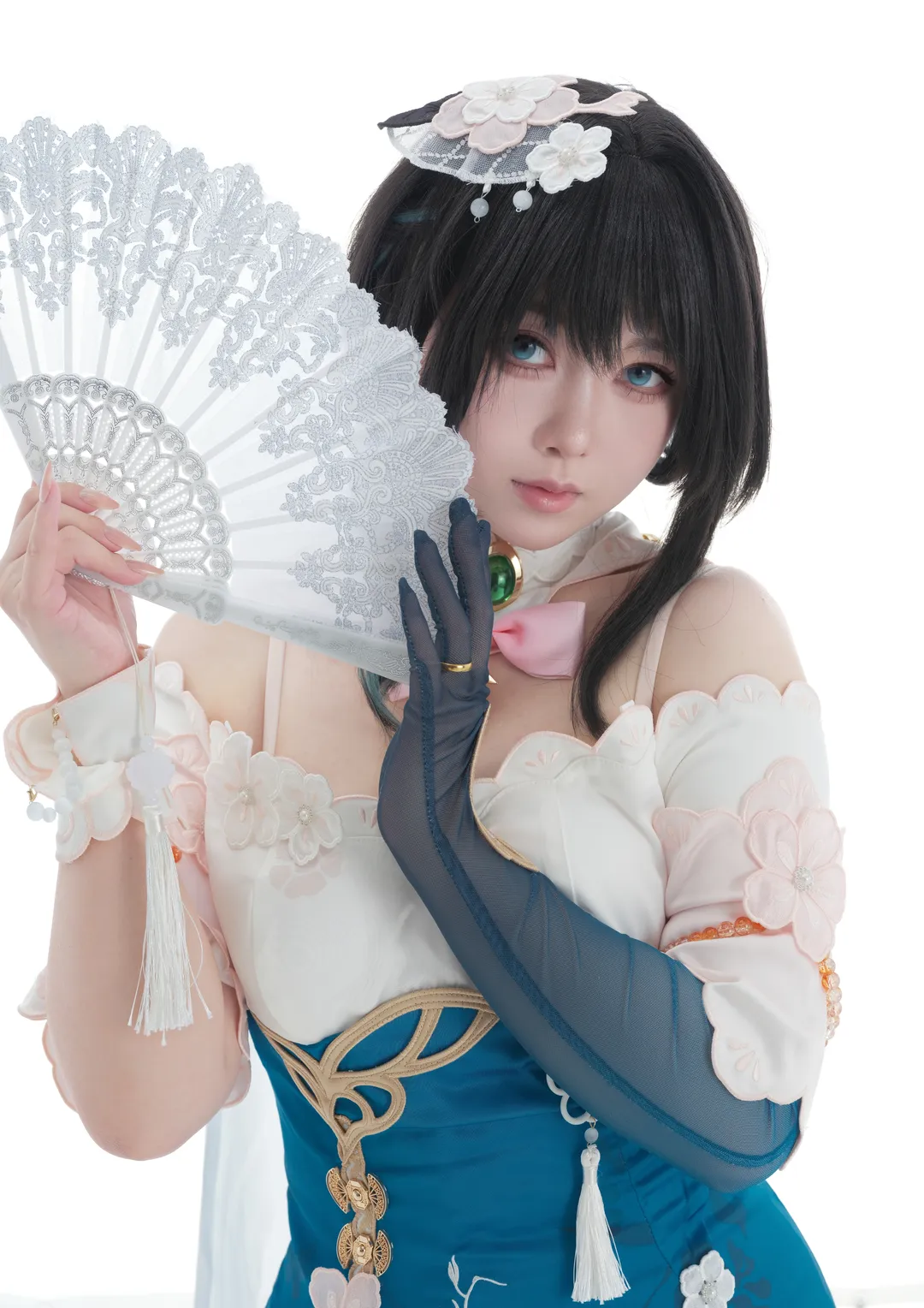 崩壊：スターレイル, ルアン・メェイ コスプレ, コスプレ撮影, 白ホリ撮影, 扇子小道具 - 6枚目