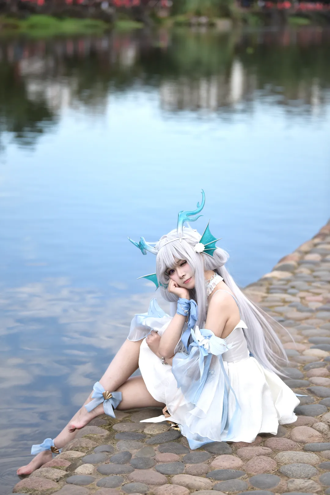 王者荣耀, 西施cos, cosplay写真, 归之若水, 国风皮肤