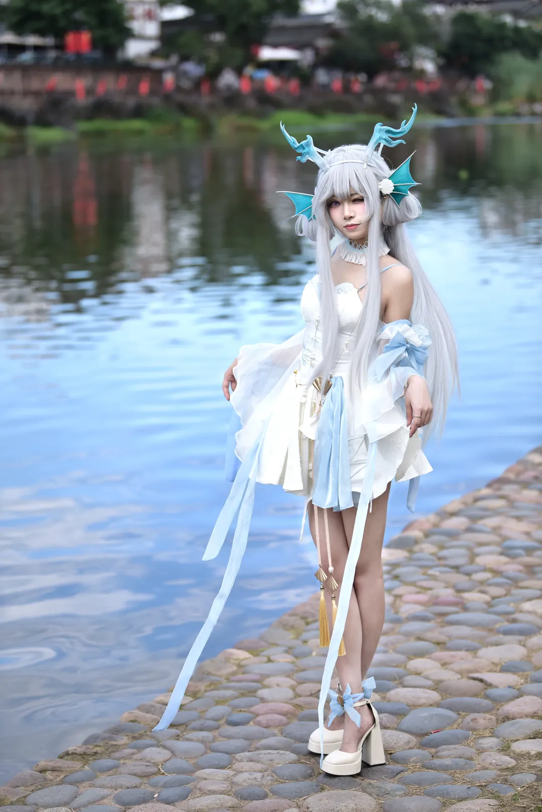王者荣耀, 西施cos, cosplay写真, 归之若水, 国风皮肤 - 第5张