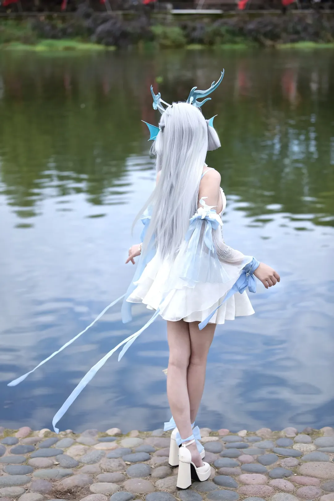 王者荣耀, 西施cos, cosplay写真, 归之若水, 国风皮肤 - 第7张