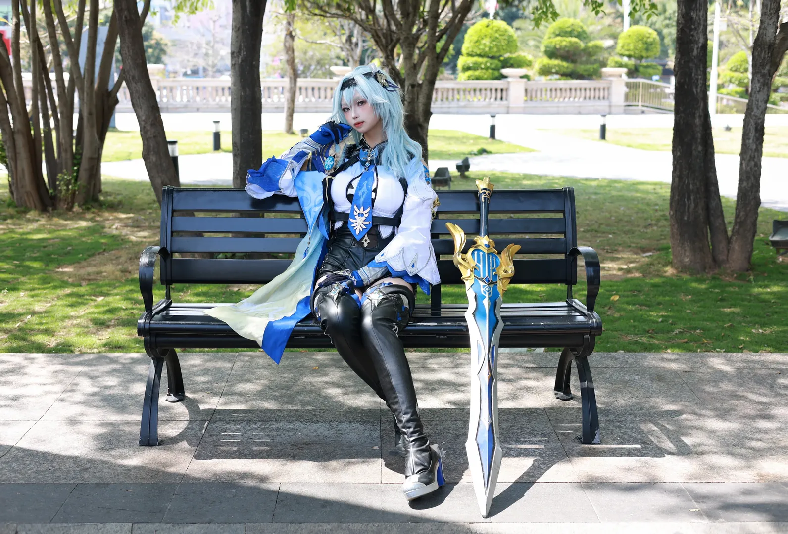 二次元, 原神, cosplay, 优菈cos, 浪花骑士 - 第2张